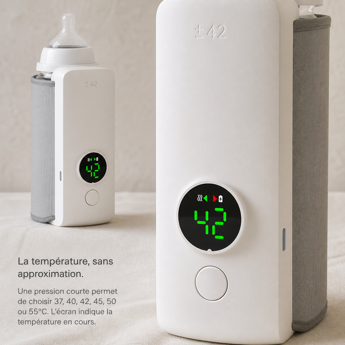 Chauffe-biberon nomade — sans fil