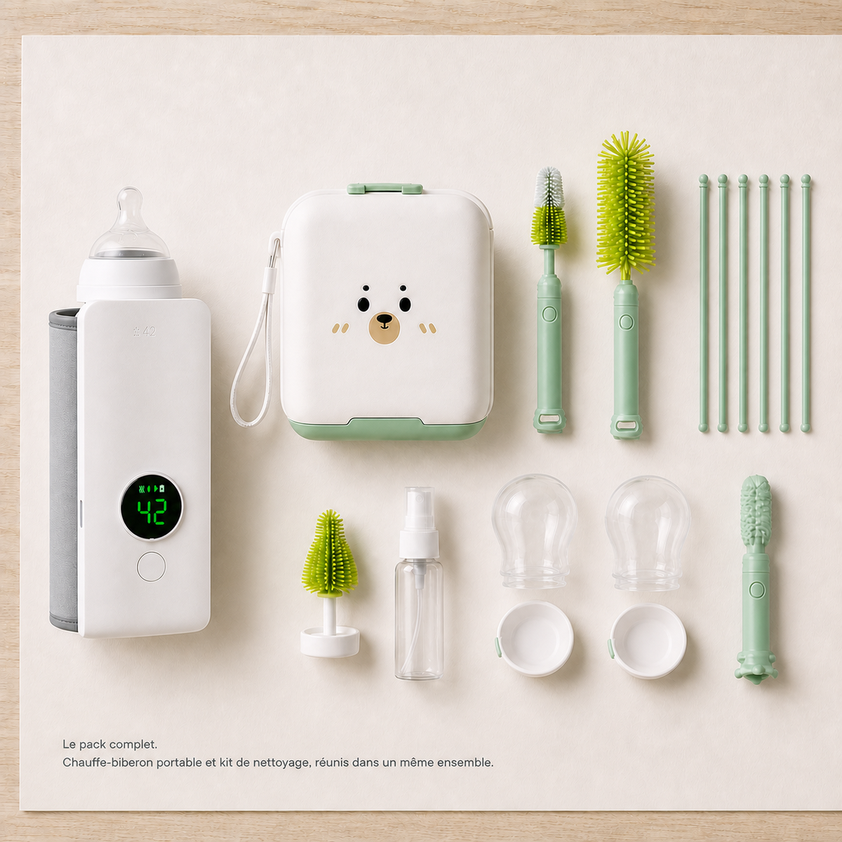 Portable bottle warmer — wireless