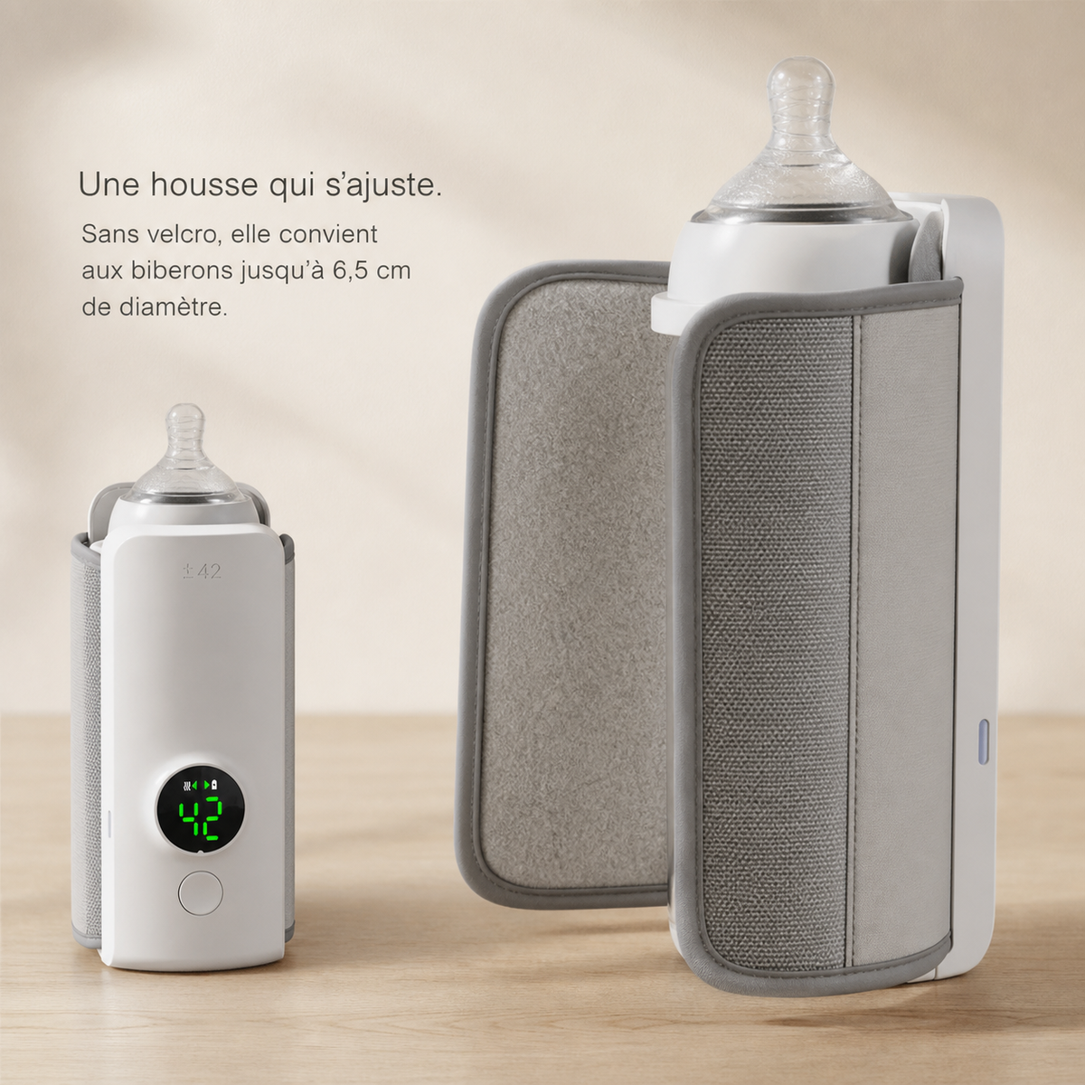Chauffe-biberon nomade — sans fil